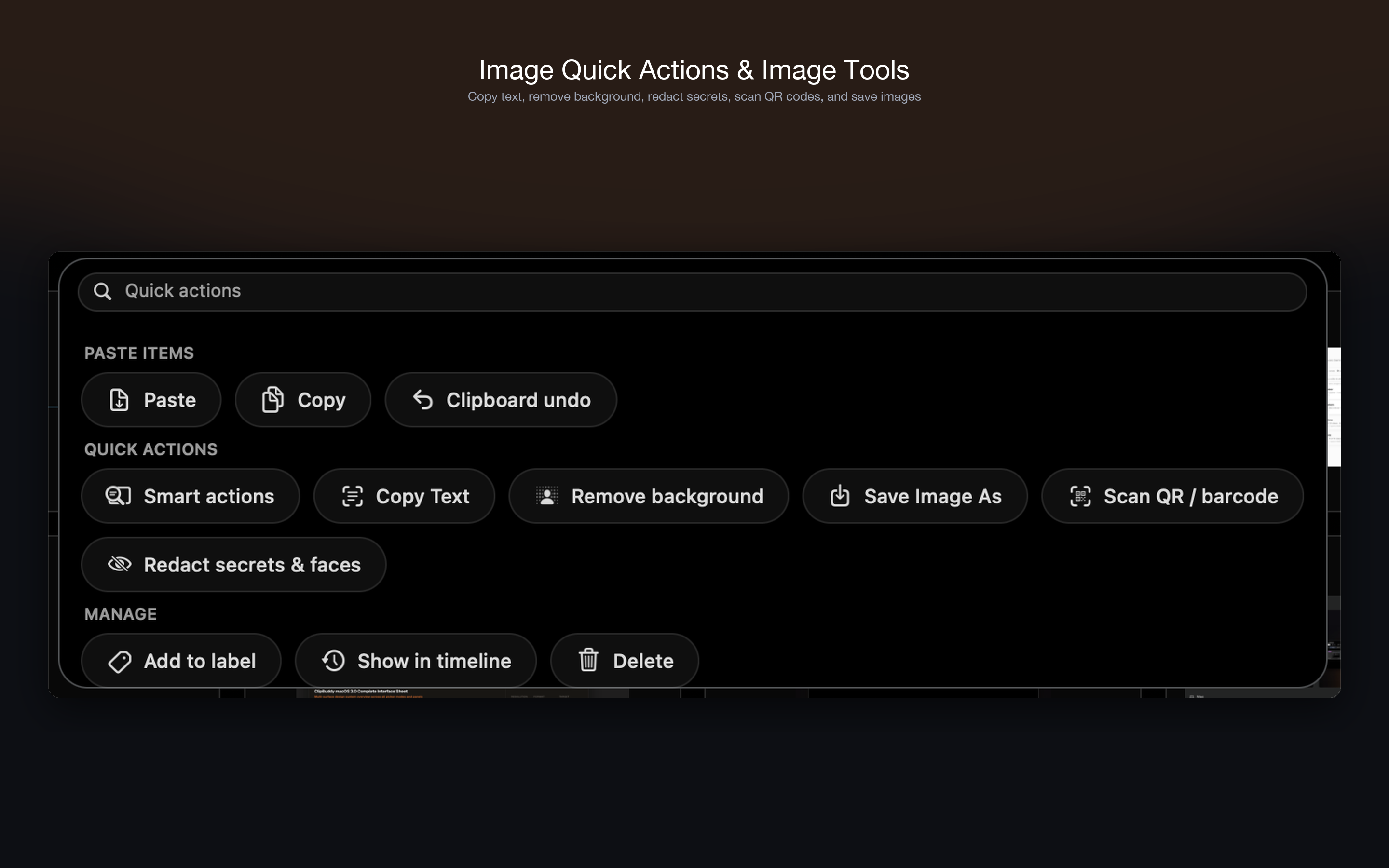 Image Quick Actions & Image Tools